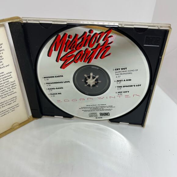 Edgar Winter Mission Earth CD L Ron Hubbard composer CD - Picture 3 of 6